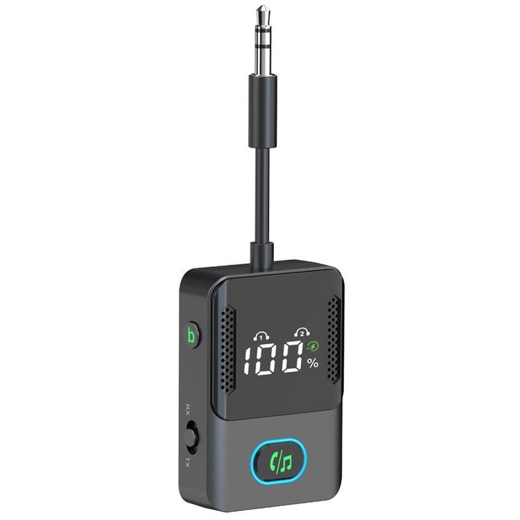 Bluetooth 5.3 Audio Adapter Car Bluetooth Transmitter Receiver AUX Wireless Audio Converter