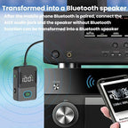 Bluetooth 5.3 Audio Adapter Car Bluetooth Transmitter Receiver AUX Wireless Audio Converter