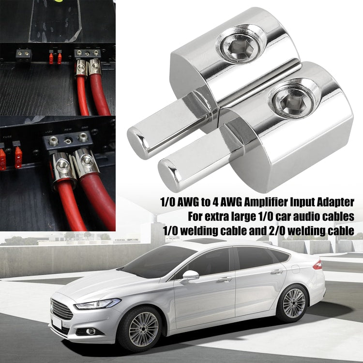 Car Audio Power Ground Wire, Pure Copper Terminals, Modified Power Amplifier for Car Audio Amp