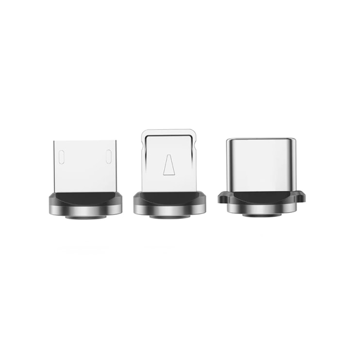 Universal 3-in-1 Interchangeable Magnetic Charging Cable