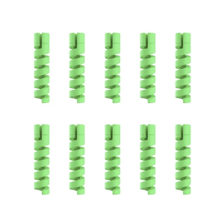 Silicone Spiral Cable Protector for USB Charger Data Cables Phone Mouse Earphone Cord Saver Cover