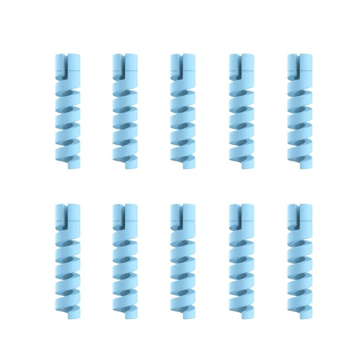 Silicone Spiral Cable Protector for USB Charger Data Cables Phone Mouse Earphone Cord Saver Cover
