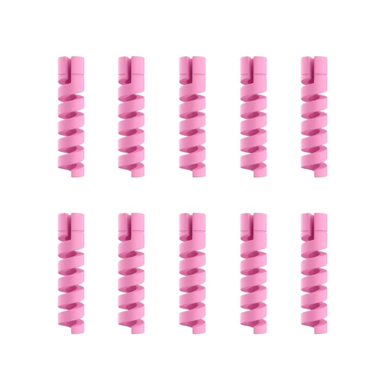 Silicone Spiral Cable Protector for USB Charger Data Cables Phone Mouse Earphone Cord Saver Cover