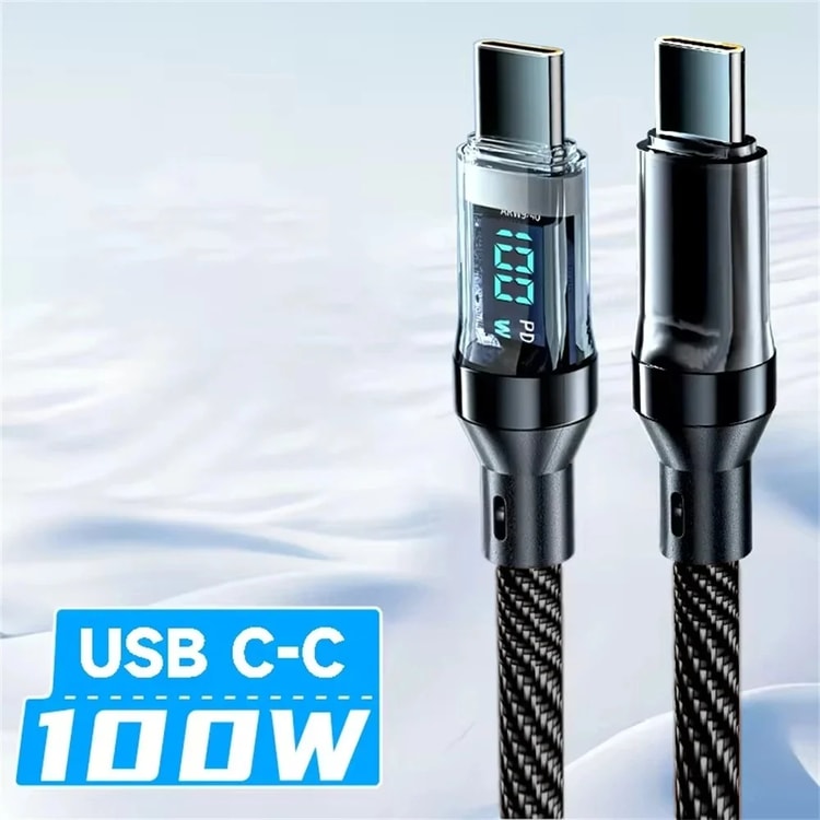 Quick Charge Cable Type C Cable USB C To USB C Phone Charger options:  100w usb-c cable