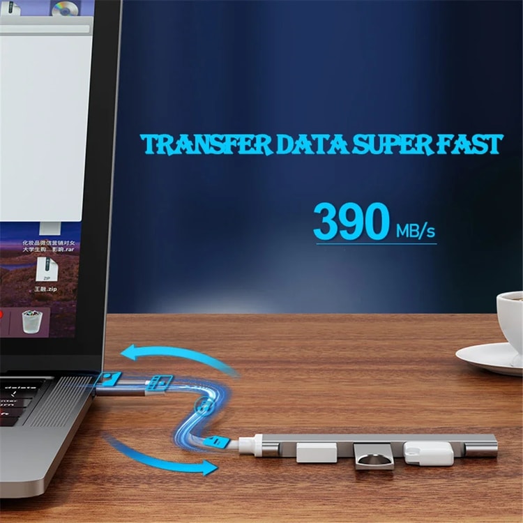 Multiport HUB Type C Splitter, High-Speed Hub for PC Computer Accessories