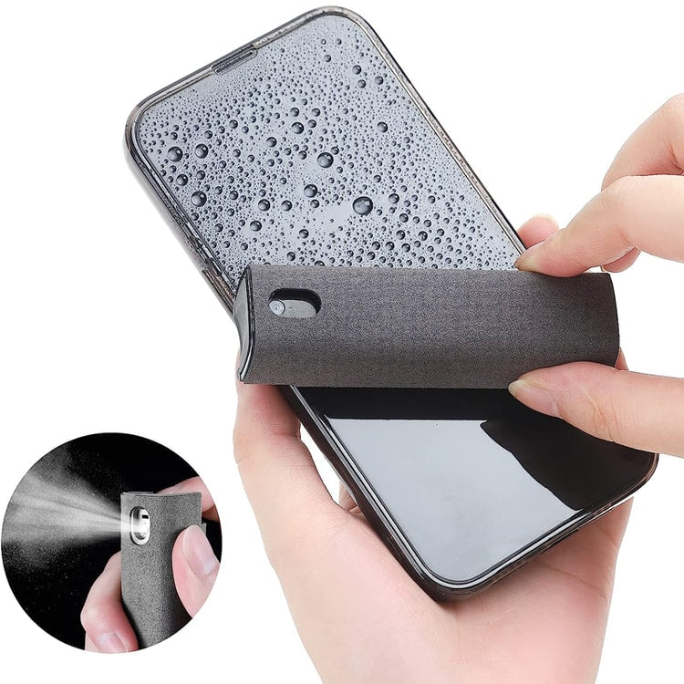 Microfiber Screen Cleaner Spray Bottle, Mobile Phone, Tablet, Computer, Microfiber Cloth Cleaning Wipes
