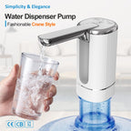 USB Rechargeable Smart Water Pumping Device, Portable Electric Foldable Water Dispenser For Water Bottle