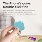 Mini Bluetooth Tracker AntiLost Device Smart Finder Locator for Kids Pets Wallet Bag Key Round Tracking Tag