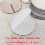 DIY Self-Adhesive Mobile Phone Case Lens Sticker - Portable Makeup Mirror Decal for Smartphones