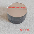 DIY Self-Adhesive Mobile Phone Case Lens Sticker - Portable Makeup Mirror Decal for Smartphones
