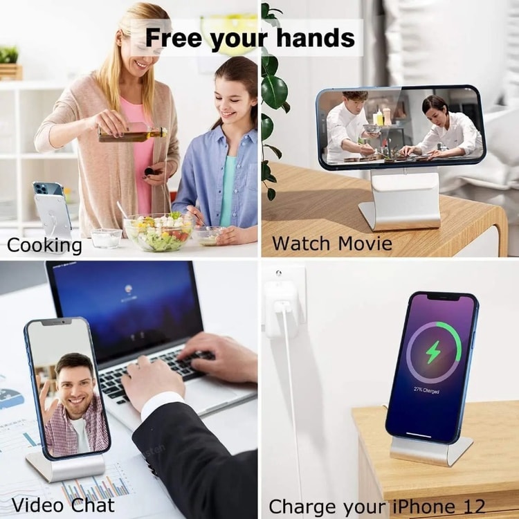 Mobile Charger, Desktop Mobile charger, Phone Stand, Aluminum Desk, Holder Dock For Smartphones
